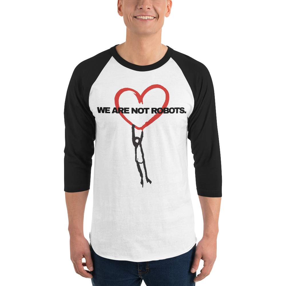 WE ARE THE HANGING HEART - 3/4 sleeve raglan shirt