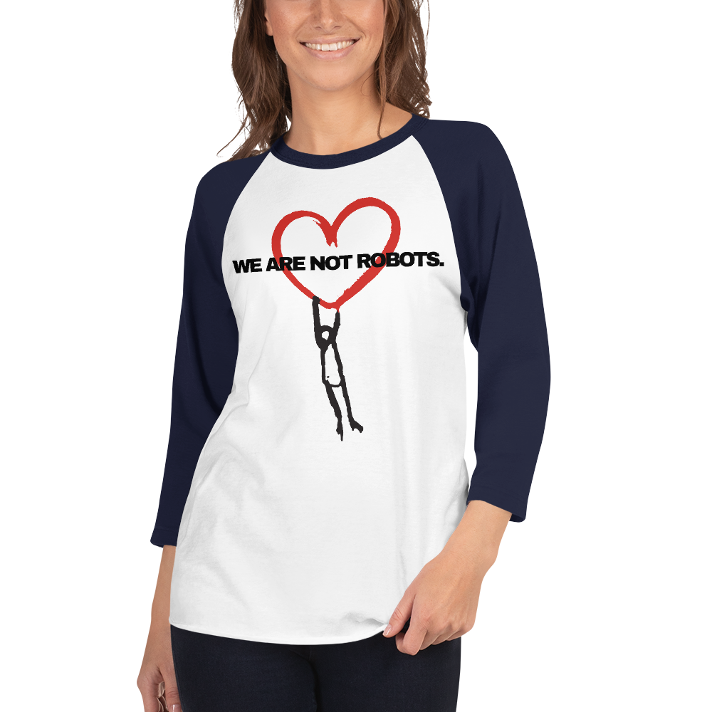 WE ARE THE HANGING HEART - 3/4 sleeve raglan shirt