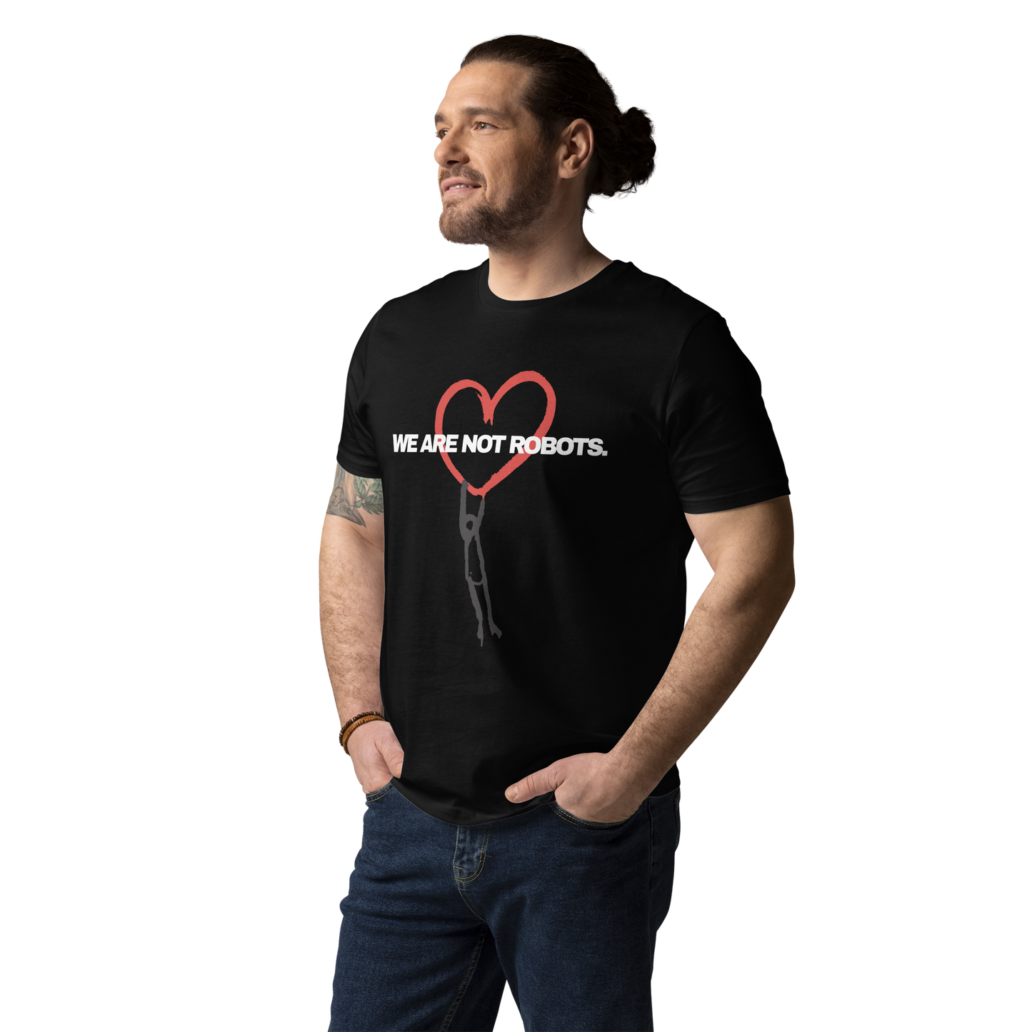 WE ARE THE HANGING HEART - Unisex organic cotton t-shirt