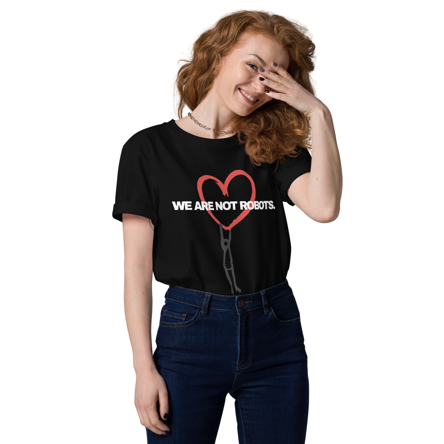 WE ARE THE HANGING HEART - Unisex organic cotton t-shirt