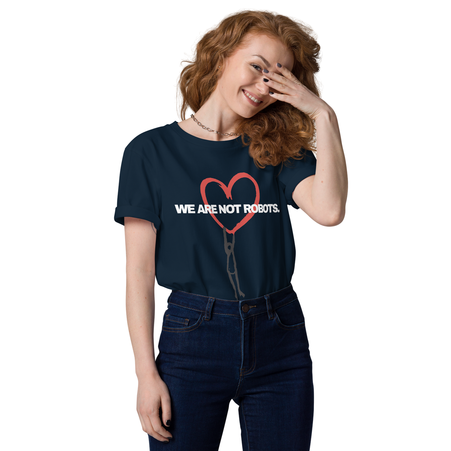 WE ARE THE HANGING HEART - Unisex organic cotton t-shirt