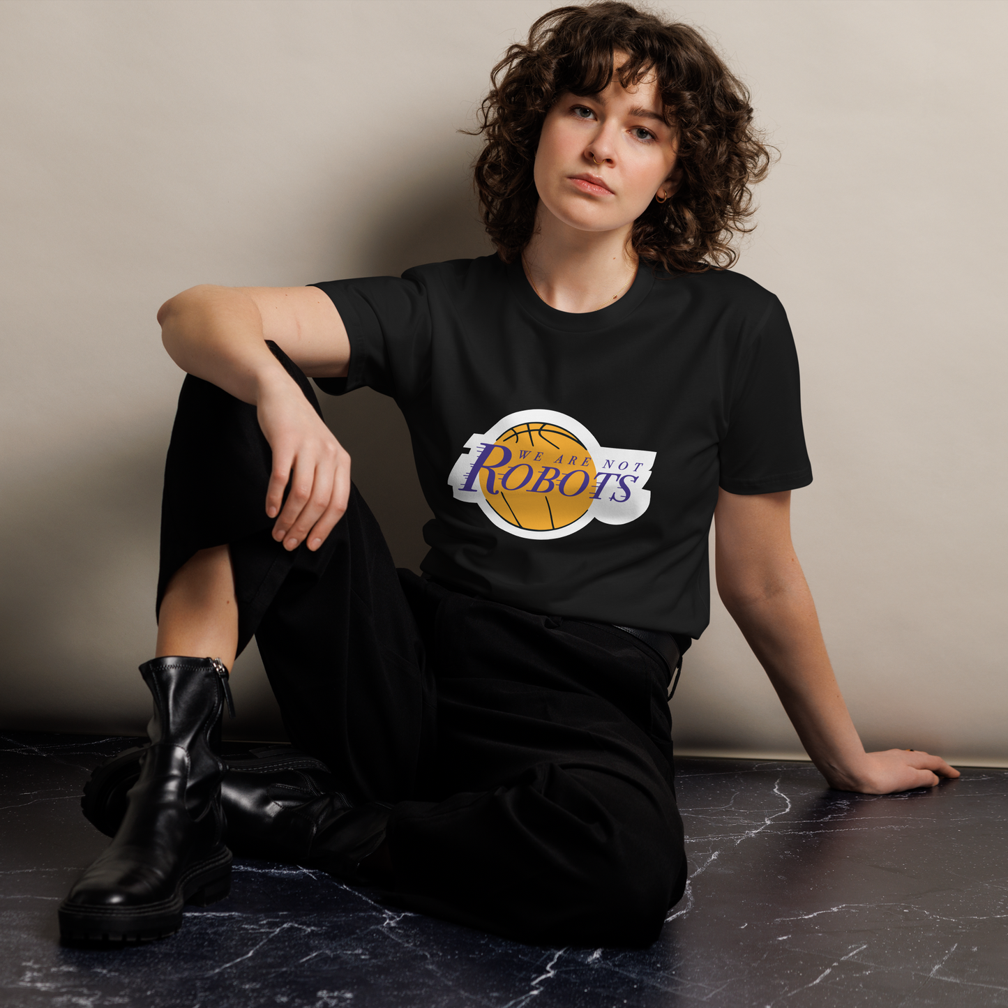 WE ARE NOT THE LAKERS - Unisex premium t-shirt