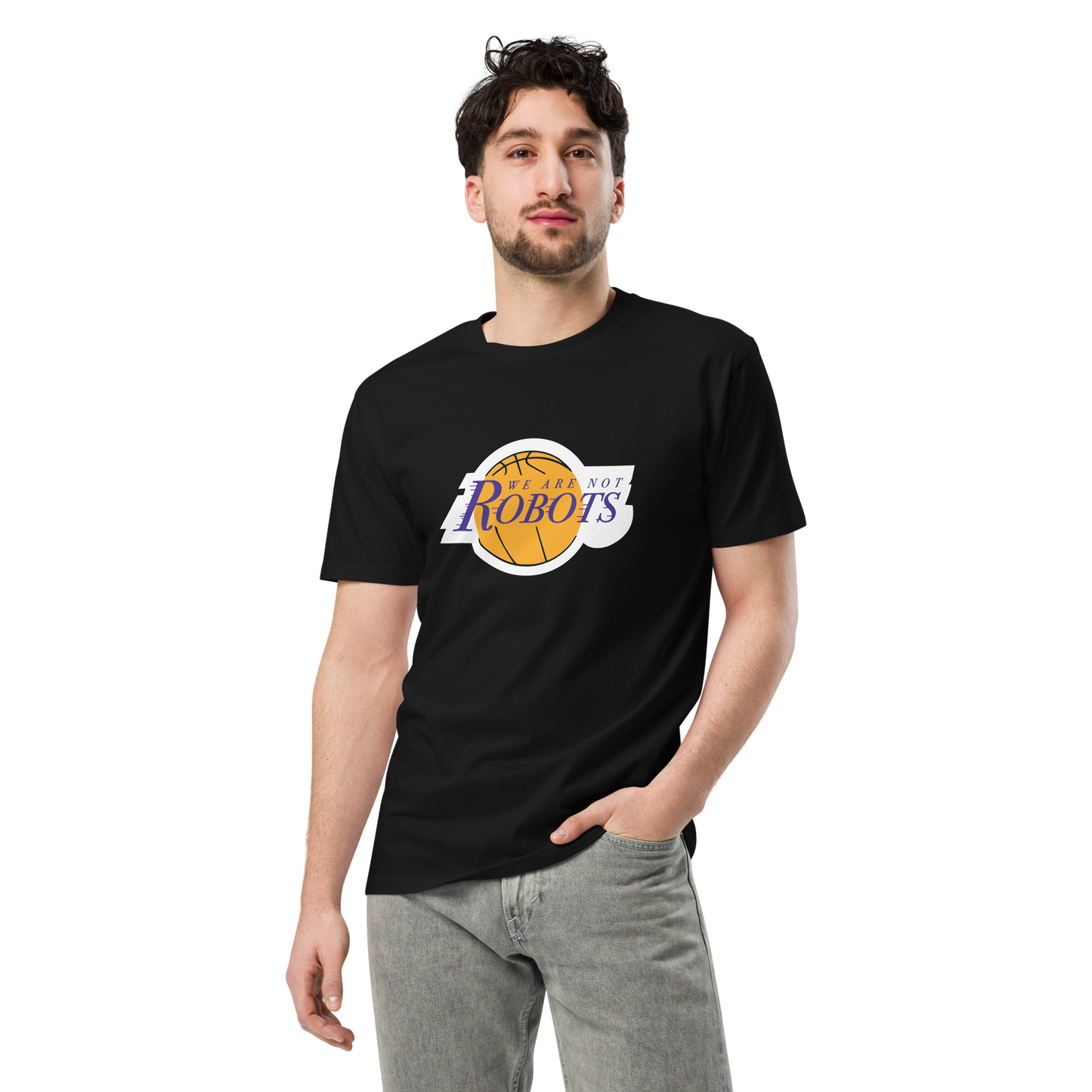 WE ARE NOT THE LAKERS - Unisex premium t-shirt