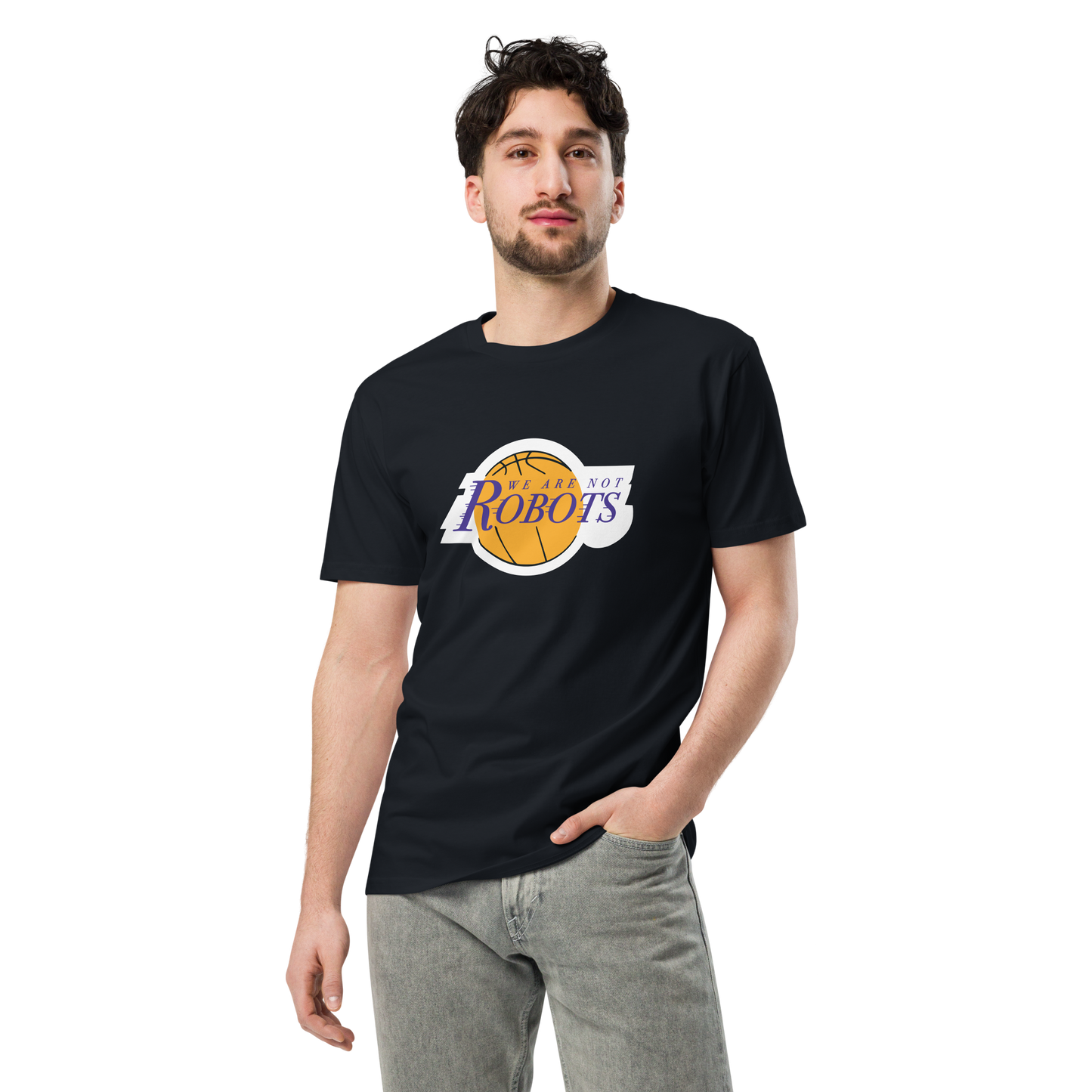 WE ARE NOT THE LAKERS - Unisex premium t-shirt